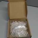 40Pcs Christmas Tree Decorations Christmas Snowflake Ornaments, Iridescent Snowflakes Acrylic Christmas Hanging Ornaments with Beads for Christmas Tree Winter Xmas Holiday Party Supplies Indoor