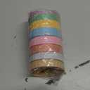 Vaincre 8PCS Mason Jar Lids - Colored Plastic Mason Lids Regular Mouth, Leak Proof Canning Covers with Silicone Rings for Ball, Kerr and More, Reusable Can Tops Caps Covers for Jars