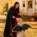Halloween Dog Bat Wings Costume - Pet Costume for Party Puppy Apparel for Small Medium Large Dogs Funny Doggy Cosplay Dress Up Accessories L-XL