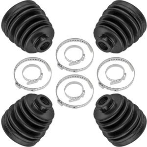 Caltric 2 Rear Axle Inner And Outer CV Boot Kits Compatible with Polaris Sportsman 500 4X4 HO 1999-2005