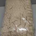 Smiry Non Slip Couch Covers for Dogs, Fuzzy Pet Couch Covers for 3 Cushion Sofa Pet Friendly, Soft Sofa Slipcovers Cushion Furniture Protector Washable (Khaki, 27.6" x 70.9")