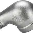 Stainless Steel Reducer Elbow, 1/4" 3/8" 1/2" 3/4" 1" 1-1/4" Female to Male 90 Degree SS304 Elbow Connector Pipe Fittings, 1pcs(1/2" to 3/8")