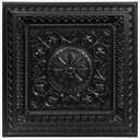 Art3d Drop Ceiling Tiles, Glue up Ceiling Tiles, 2'x2' Plastic Sheet in Black (12-Pack, 48 Sq.ft)