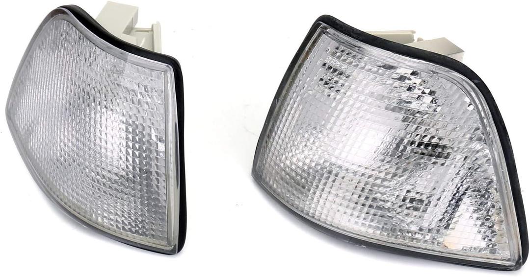 MAD HORNETS E36 Corner Lights for 3 Series E36 4D Sedan Hatchback (92-98)Clear