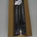 Shower Curtain Rod 31-76 Inch,0.87"Diameter Adjustable Spring Tension Curtain Rods No Drill,Matte Black Shower Tension Rod for Bathroom,Room Divider,Window,Anti-Rust Non-Slip 1-Pack (46" to 78"-1Pcs)