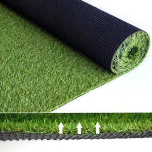 Artificial Grass Turf Rug Indoor Outdoor, 4x5 Feet 0.8" Fake Grass Carpet for Dogs Pets, Easy Install Synthetic Lawn for Yards, Balcony, Deck, Play Area etc.
