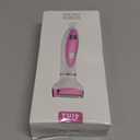 Electric Razor for Women Men,4 in 1 Painless Ladies Wet & Dry Body Razors and Facial Hair Remover,Rechargeable Led Display Hair Removal Kit for Nose Face Body Leg Bikini Arm Hair (Multicolor Pink)