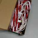 Christmas Candy Cane Lights Outdoor Pathway -10 Pack Lighted Candy Cane Pathway Markers Lights Walkway, 10 inch Candycane Christmas Sidewalk Outdoor for Yard Lawn Decorations