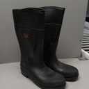 TINGLEY Unisex-Adult Plain Toe Rain Boot (11 Women/9 Men, Black)