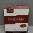 Yotache White High Density Foam Tape 1" x3/4" for Windows Air Conditioner Insulation Seal, Weatherstrip, AntiVibration, Shockproof Protection, Total 13 Ft (2 X 6.5 Ft Each)