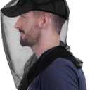 South to East Premium Mosquito Head Net for Insect, 2 Pack, Fly & Bug Protection | Ultra Large & Long, Extra Fine Holes for Camping, Hiking, Fishing, Gardening, Safari, Fits All Hats for Men & Women
