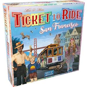 Ticket to Ride San Francisco - EN - Board Game - are You Travelling to San Francisco in This City Edition? - 8+ - 2-4 Players - EN