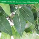 Homeplants Artificial Ficus Tree, 6Ft | White pot, adjustable realistic branches and leaves, indoor outdoor home decoration