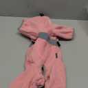 Polar Fleece Dog Pajamas Bodysuit - Small to Medium Dogs, Winter Jacket & Sweater for Small Dogs, Four-Legged Warm Clothes (Pink)