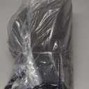 AddGrace Round Bar Stool Cushions with Ties Set of 2 Non Slip Seat Cushions 12x12 Inch Washable Chair Pads Removable Washable Cover Black