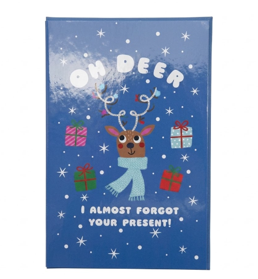 2 x Holiday Home Oh Deer Gift Card Holder Tin , 1ct