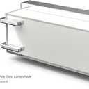 LED Bathroom Light Fixtures Over Mirror 24.4 Vanity Light with Milky White Lampshade 4000K Daylight Chrome Finishing Bath Bar (Chrome)