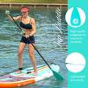 niphean Sup Paddle, Adjustable Paddle Board Paddles, Lightweight Kayak Paddle, Detachable Stand Up Paddle Board Accessories Oars with Aluminum Alloy Shaft and Fiberglass Blade, 3 Piece