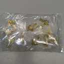 Gold Point Star Lapel Pins, Enamel Pin Set (1 In, 12 Pack)