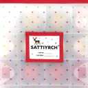 Sattiyrch Plastic Christmas Ornament Storage Box,4 Tray Customizable Divider, Zippered Closure, Dust-Proof, Collapsible, Dual Handles,Holds Up to 64 x 2.36 Ornaments,for Garage/Attic/Basement Storage