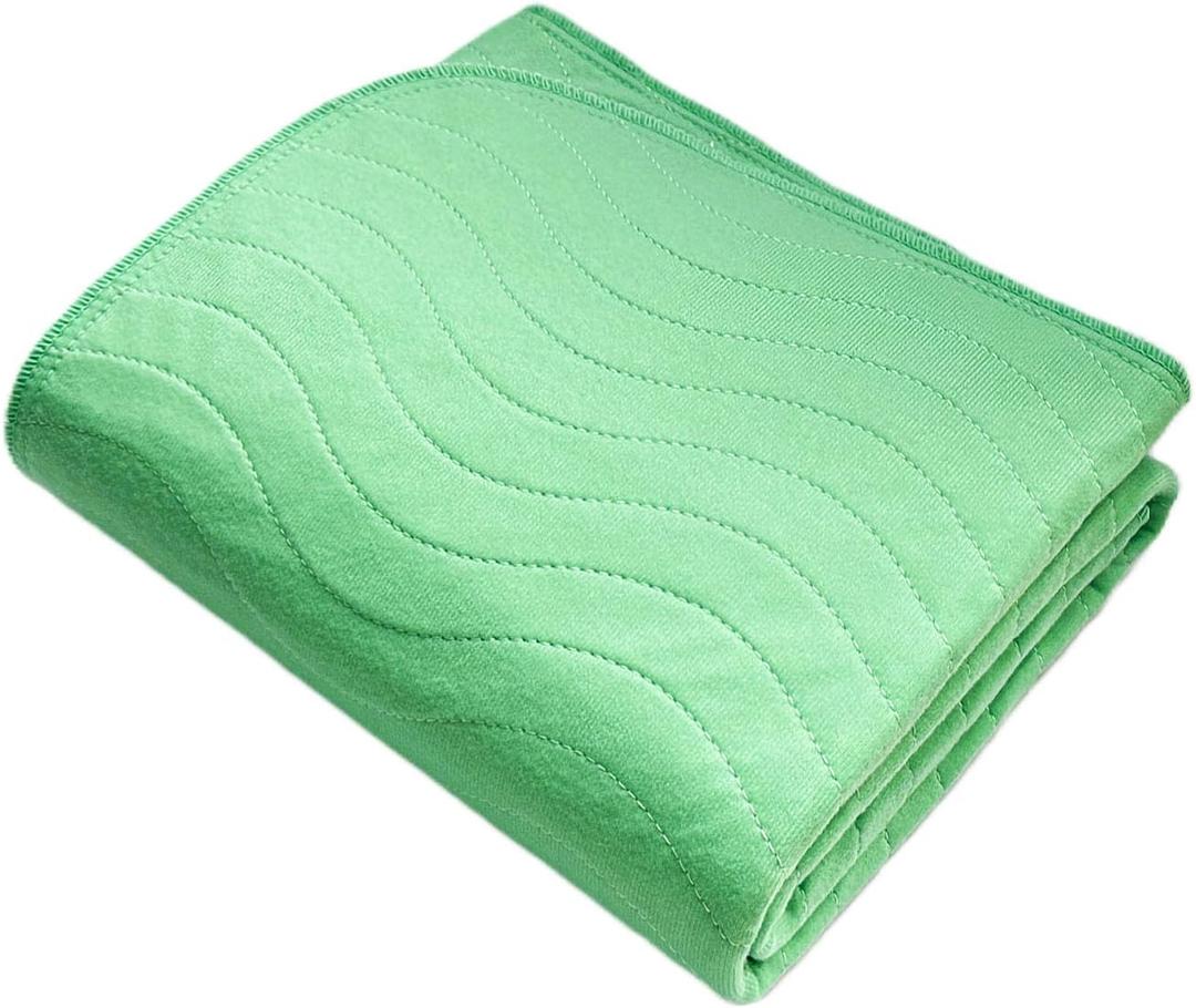 Albelia Washable Bed Pads Underpads, 34" x 52" (Pack of 1) - Heavy Absorbency Reusable Bedwetting Incontinence Pads for Kids, Adults, Elderly, and Pets - Waterproof Protective Pad for Bed, Floor