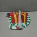 8 Pieces Christmas Yard Signs Stakes Decorations Xmas Snowman Plastic Yard Decor Outdoor Snowman Candy Garden Signs with Stakes for Outdoor Patio Winter Ornaments, 54 Inches