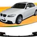 E90 3PCS Front Bumper Lip Kit fit for Compatible with 2006-2011 E90 M3 Sedan 323i 325i 325xi 328i 328i xDrive STP-Style Splitter Trim Protection Spoiler Air Dam Chin Diffuser