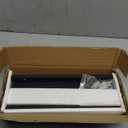 Black Floating Shelves for Wall Decor, Wall Mounted Wood Storage Shelf for Bedroom, Living Room, Bathroom, Kitchen, Nursery, Display Picture Ledge Shelf with Lip Set of 2-14 Inches, Black (13.6in)