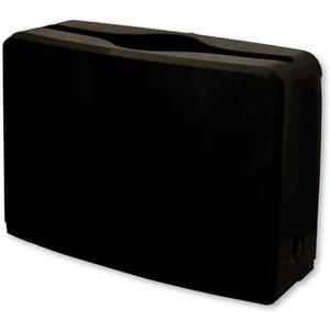 GEN AH52010ESD 10.63 in. x 7.28 in. x 4.53 in. Countertop Folded Towel Dispenser - Black (1/Carton)