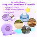 WELLFUNTIME 470W Air Blower for Inflatable Bounce House, Water Slide, Jumping Castle, Inflatable Screen and Inflatable Tent, Dual Use for Yard Leaf Blowing