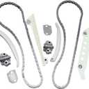 4.6L Timing Chain Kit Compatible with Ford 2000-2011 E-150 E-250 F-150 Fit for Expedition/Explorer, for Mercury 01-10 Engine Chain Parts W/Tensioner & Guide