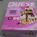 Quest Nutrition Overload Protein Bars, Sundae Funday, 20g Protein, 1g Sugar, 4g Net Carbs, Gluten Free, 12 Count