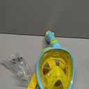 Greatever Snorkeling Gear for KidsIdeal Gifts of Kids Snorkel MaskFull Face Snorkel Mask Kids with Camera MountSafe Breathing for Enchanting Travel (A1-Blue Yellow)