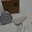 Socket Fan Light Ceiling Fans with Lights and Remote, Dimmable LED Ceiling Fan with Lights, 3 Colors 3000K-6500K, 1000 Lumens Light Bulb Screw in Ceiling Fan for Bedroom, Kitchen, Living Room, Closet (White)
