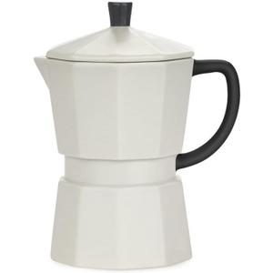 Balvi Moka Grey Italian Coffee Mug with Ceramic Lid Coffee Mug 14.5 x 11.8 x 9 cm