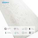 Art3d Peel and Stick Floor Tile Vinyl Wood Plank 36-Pack 54 Sq.Ft, White-ash, Rigid Surface Hard Core Easy DIY Self-Adhesive Flooring