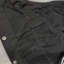 LOVELONGLONG Fleece-Lined Dog Raincoat with Removable Hood  Waterproof Winter Full Body Dog Jacket  Windproof Snowproof Cold-Weather Suit  Black-F L (L (Back 16.5"))