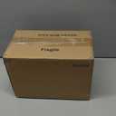 2 Pack Clear Seeded Glass Shade, Modern Light Fixture Replacement Globe or Cover with 1-5/8-Inch Fitter for Chandelier Wall Sconce Pendant Light, G0025