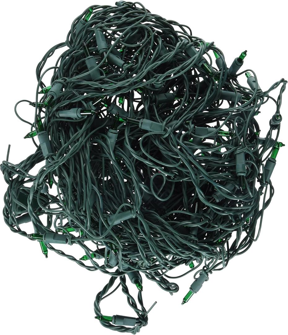 Holiday Wonderland 150 Ct Green Net Light Set 562134 Christmas Lights Net Lights/Tree Wrap
