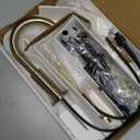 Delta Nicoli Brushed Gold Faucet 3 Hole, 8 Inch Widespread Bathroom Sink Faucet for Vanity, Push-Pop Drain Assembly, Champagne Bronze 35749LF-CZ