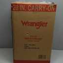 Wrangler Hardside Spinner Carry-On Luggage, Black, 20-Inch
