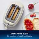 Oster 2-Slice Toaster with Extra Wide Slots, Bagel Toaster, Oat Milk