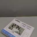 Atomic Clock,10" Digital Clock Large Display, Wall Clocks Battery Operated with Backlight, Wireless Outdoor Sensor, Alarm Clock Indoor Outdoor Temp, 4 Time Zones, Auto DST, Clock for Bedroom (Black)