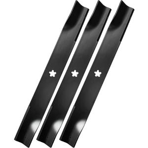 539113312 High Lift Heavy Duty Blade Compatibles with 61" Deck, 510417901 High-Lift Mower Blade Compatibles with Hus qvarna MZ 61, MZT61, EZ5224, EZ6124, FD61M, MZ6125, MZ6128, MZ6125 C, 3 Pack