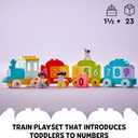 LEGO DUPLO Number Train Toy - Learn to Count - Building Blocks for Toddlers, Girls & Boys, Ages 1.5+ - Sensory Toys for Early Development & Cognitive Skills - Gift for Christmas - 10954