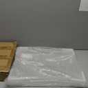 MAONAME Acrylic Serving Tray with Handles, 16"X12" Rectangular Clear Tray, Ottoman Decorative Trays, Coffee Table Trays for Countertop, Living Room, Office