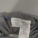 TILLYOU Pack and Play Sheet - Soft Quilted Crib Cover Pad, Toddlers Mattress Protector with 1''-3'' Deep Pocket, Thick Play Yard Playpen Sheets, Breathable Fluffy Crib Mattress Pad, 39"x27", Grey (Gray)