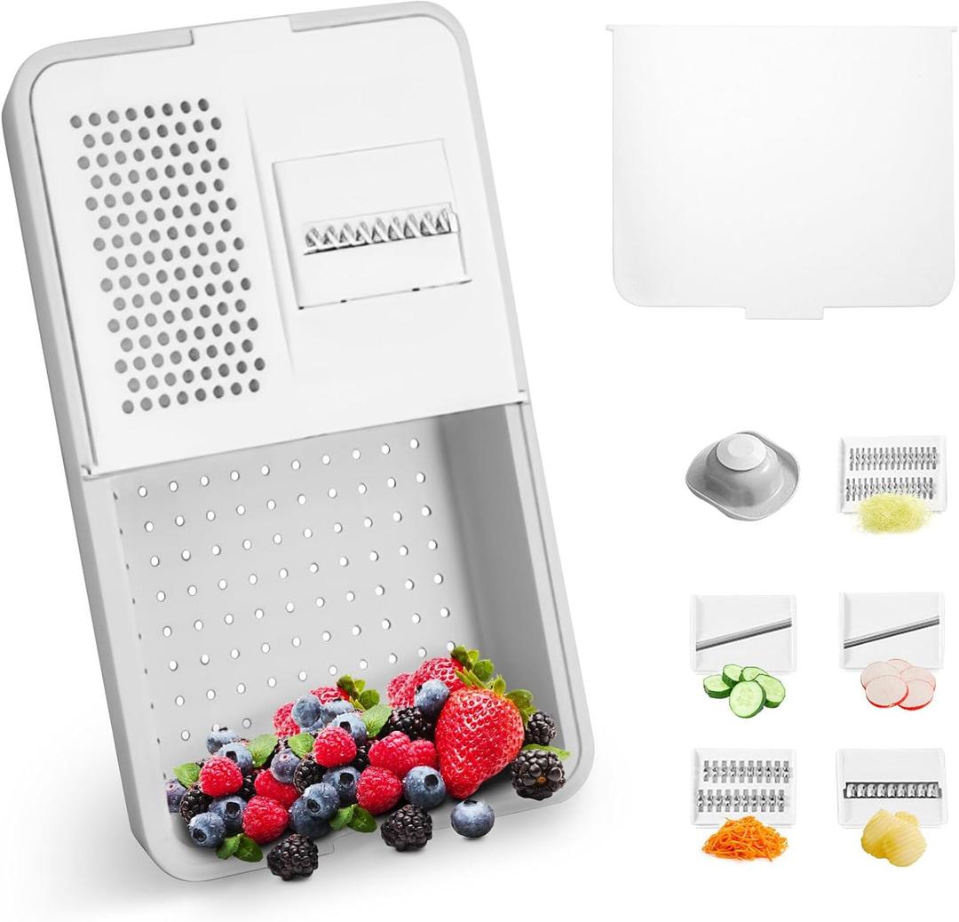 Veggie Tray Plastic Cutting Board with Sink Strainer, Storage Basket, Over Sink Cutting Board, Multi-function Chopping Board Easy Clean for Cutting Washing Draining Kitchen Use