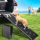 Dog Ramp for Car 71''x 20'', Wider Dog Ramp for Large Dogs with Non-Slip Surface, Outdoor Dog Stairs for Truck SUV Van, Folding Pet Ramp Up to 250LBS, Car Ramp for Dogs to Get on Bed Couch Indoor