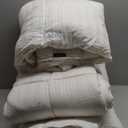 Ralph Lauren Queen size White Striped Comforter